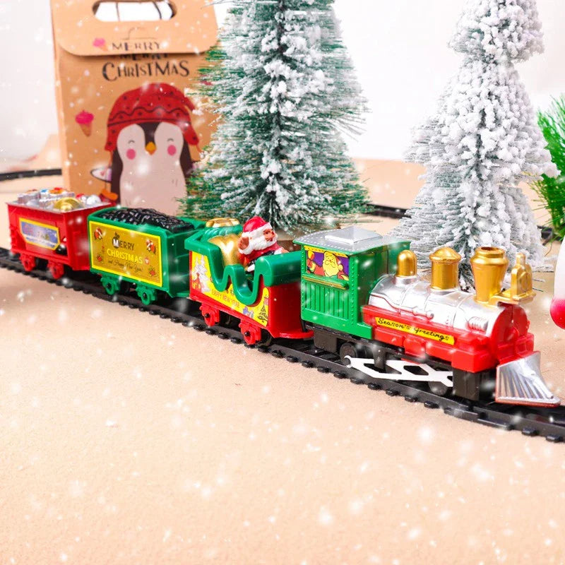 Elektrische Weihnachtsbaum-Eisenbahn für festliche Deko – FestExpress