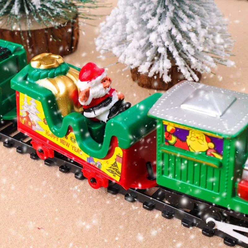 Elektrische Weihnachtsbaum-Eisenbahn für festliche Deko – FestExpress
